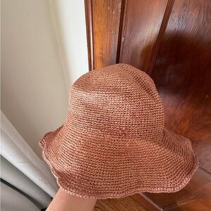 Stylish Rose Crochet Bucket Hat